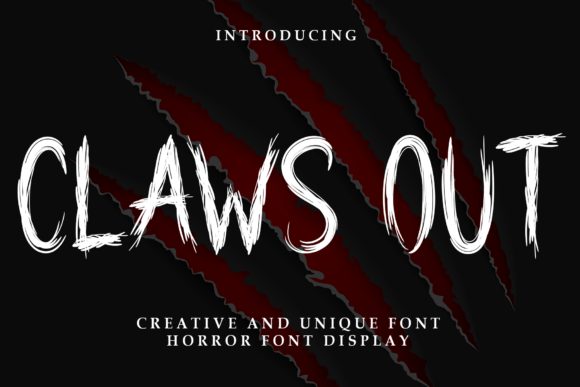 Claws Out Font: A Fun and Bold Design Choice