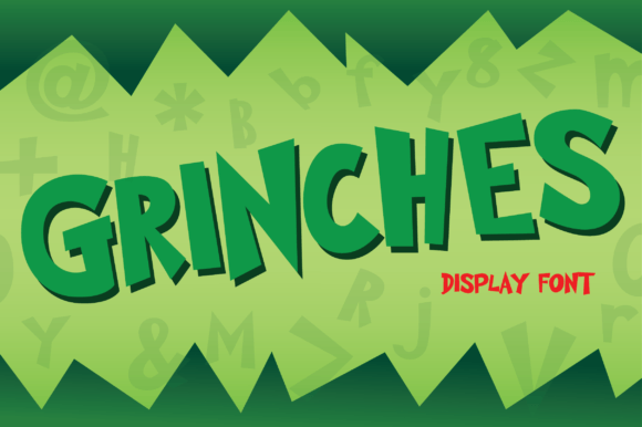 Grinches: A Quirky Font for Cheerful Designs