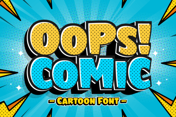 Oops Comic: A Bold, Eye-Catching Font for Modern Design