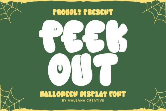 Peek Out Font: A Playful Touch for Modern Design