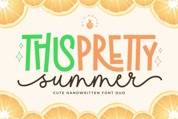Pretty Summer: A Playful Font Duo for Every Creator
