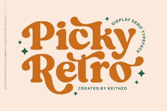 Reviving Vintage Charm: Why Picky Retro is the Display Serif Modern Brands Need