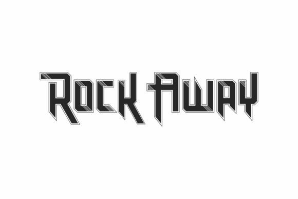 Rock Away: The Bold Display Font for Racing and Music Brands