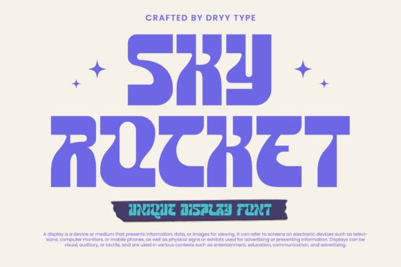 Sky Rocket: Elevating Creative Designs with Versatile Typography