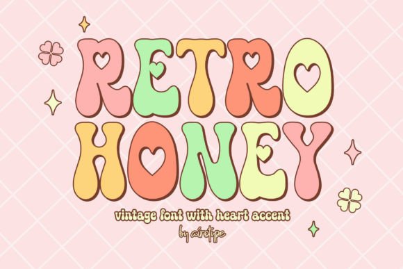 Strategic Branding with Retro Honey: A Vintage Font for Modern Results