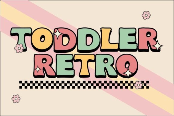 Toddler Retro Font: A Playful Touch for Every Design