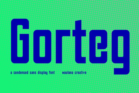 Unleash Creativity with Gorteg Condensed Sans Display Font