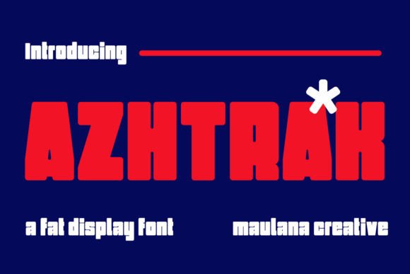 Unleashing Creativity: The Bold Character of Azhtrak Font