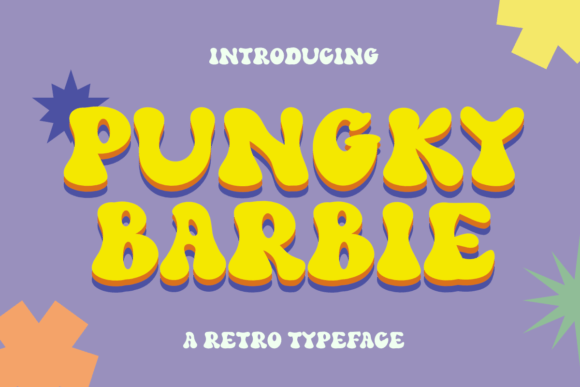 Unlocking Playful Design Potential with the Pungky Barbie Display Font